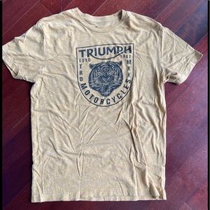 Lucky brand Triumph Motorcycle tee shirt